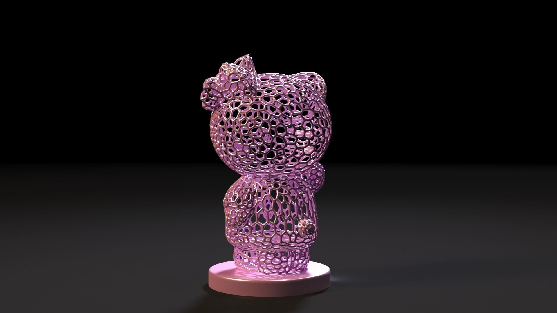 Hello Kitty 3D print model_3