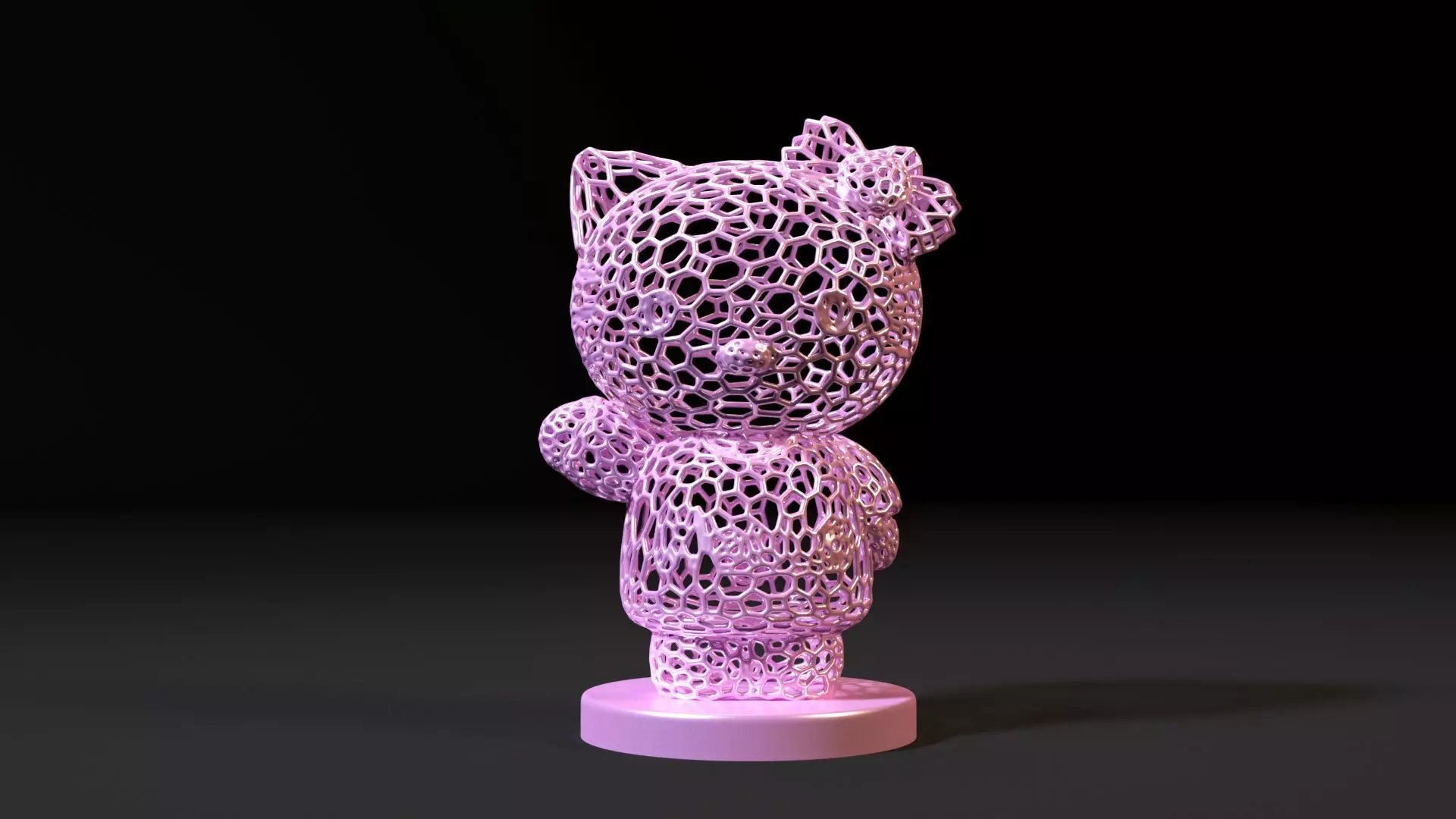 Hello Kitty 3D print model_0