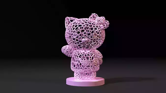 Hello Kitty 3D print model