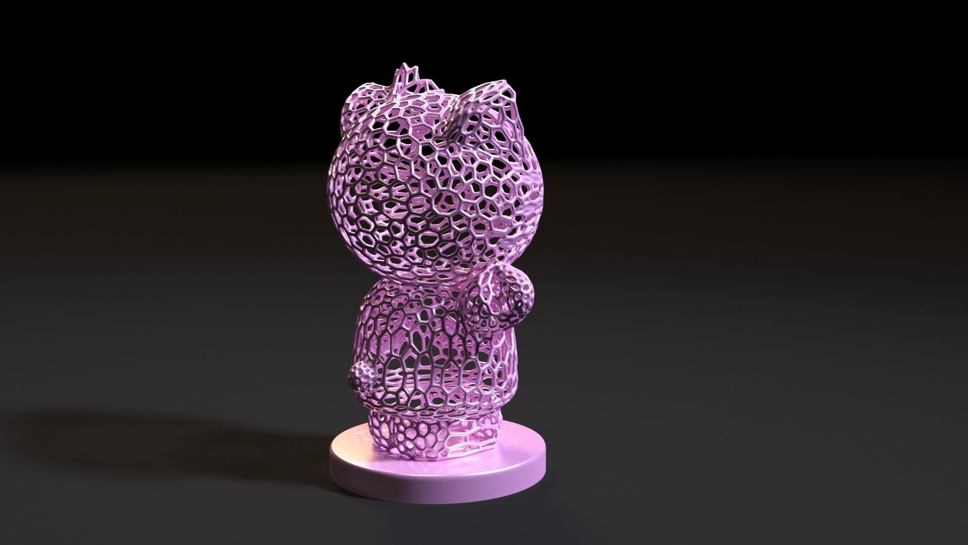 Hello Kitty 3D print model_5