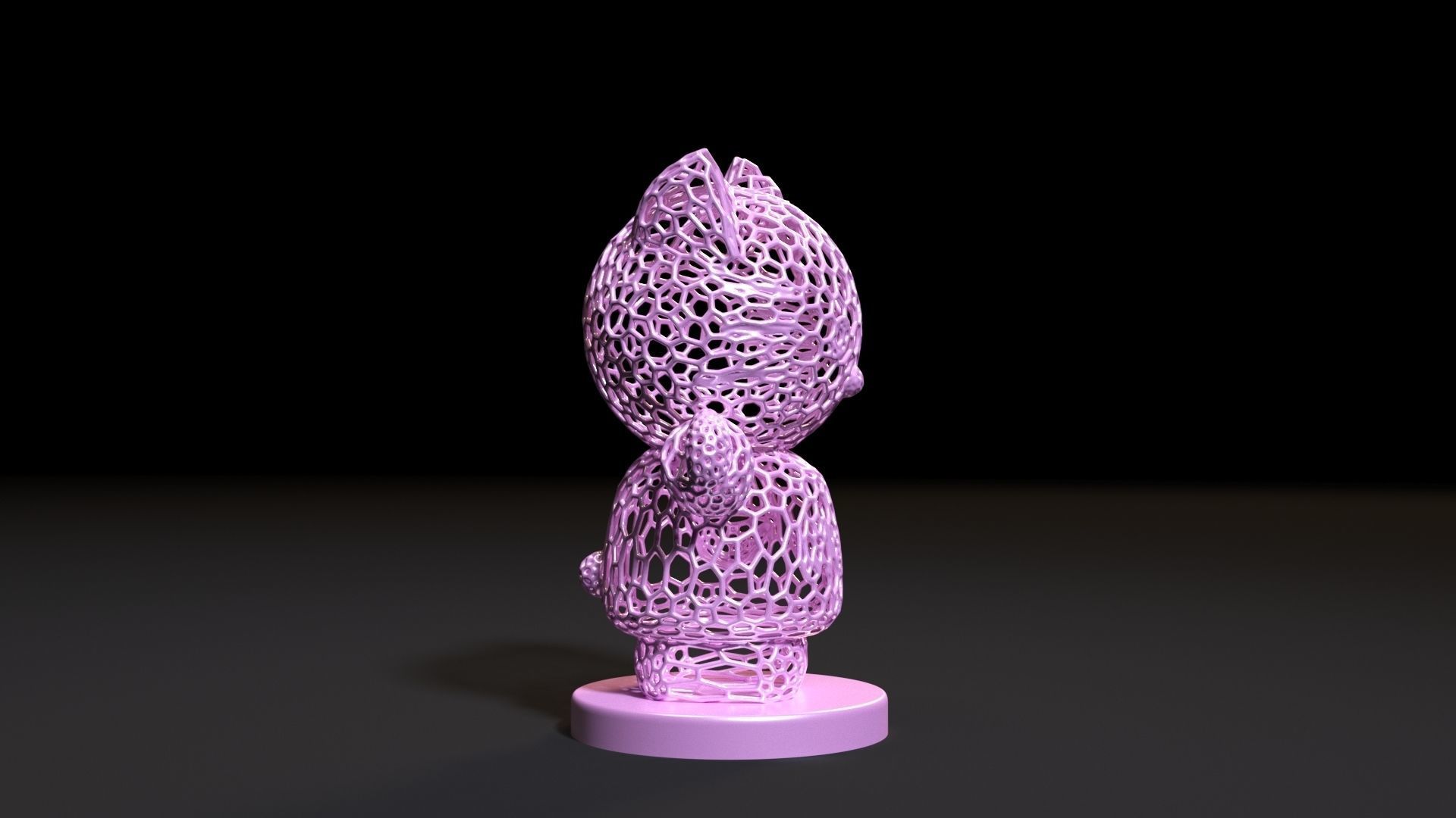 Hello Kitty 3D print model_6