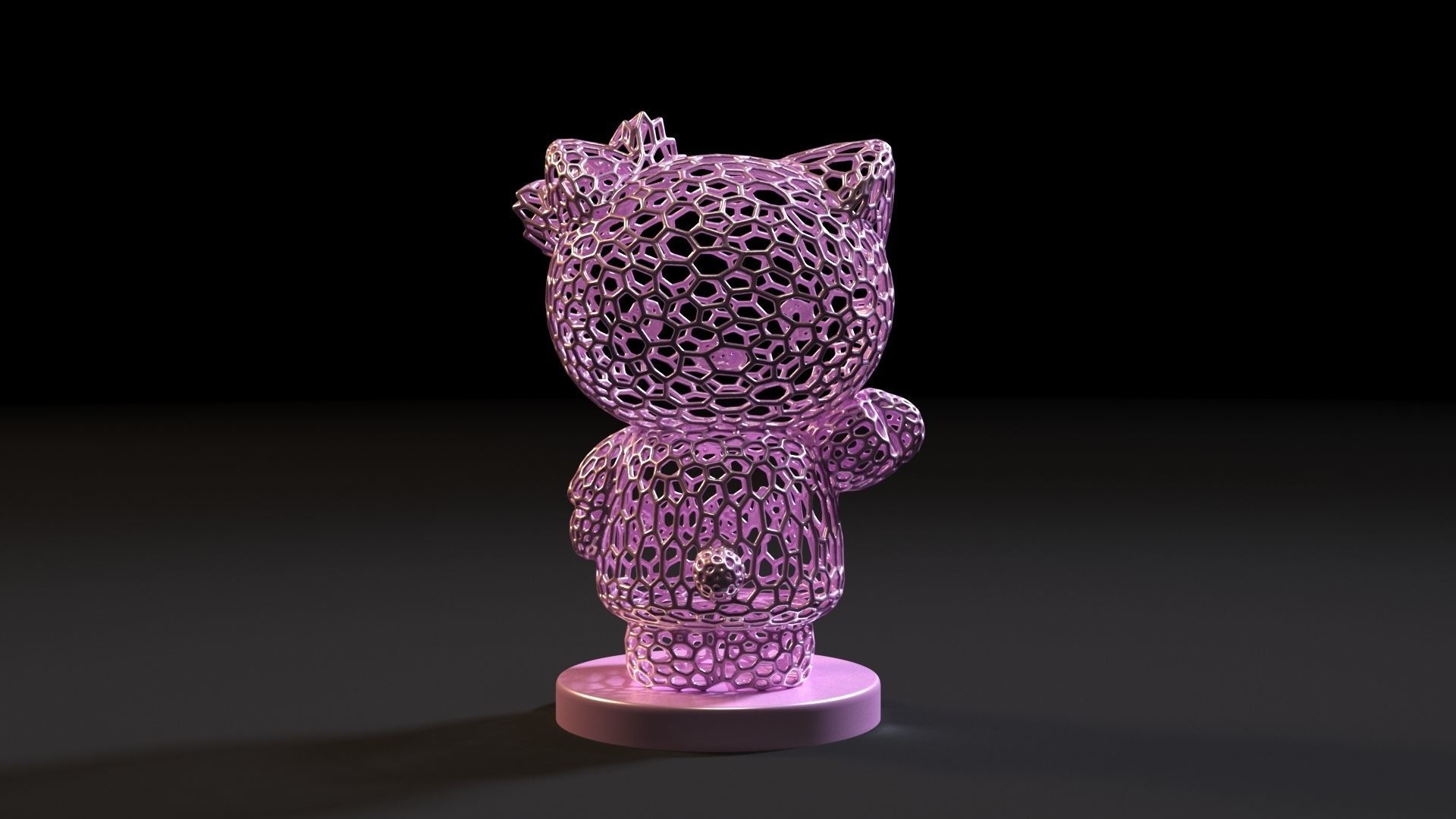 Hello Kitty 3D print model_4