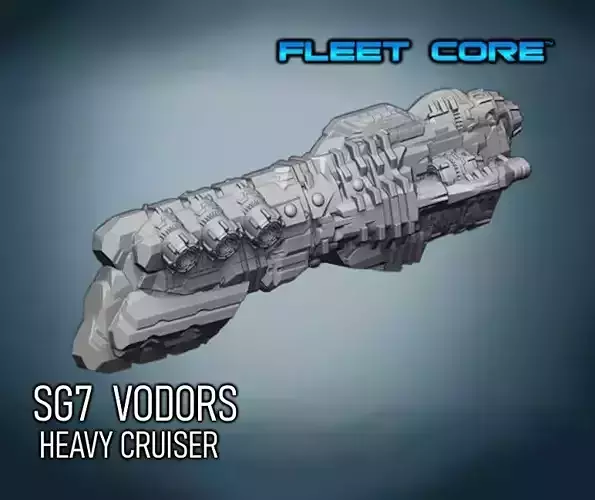 FLEET CORE - SG7 VODORS HEAVY CRUISER 3D print model