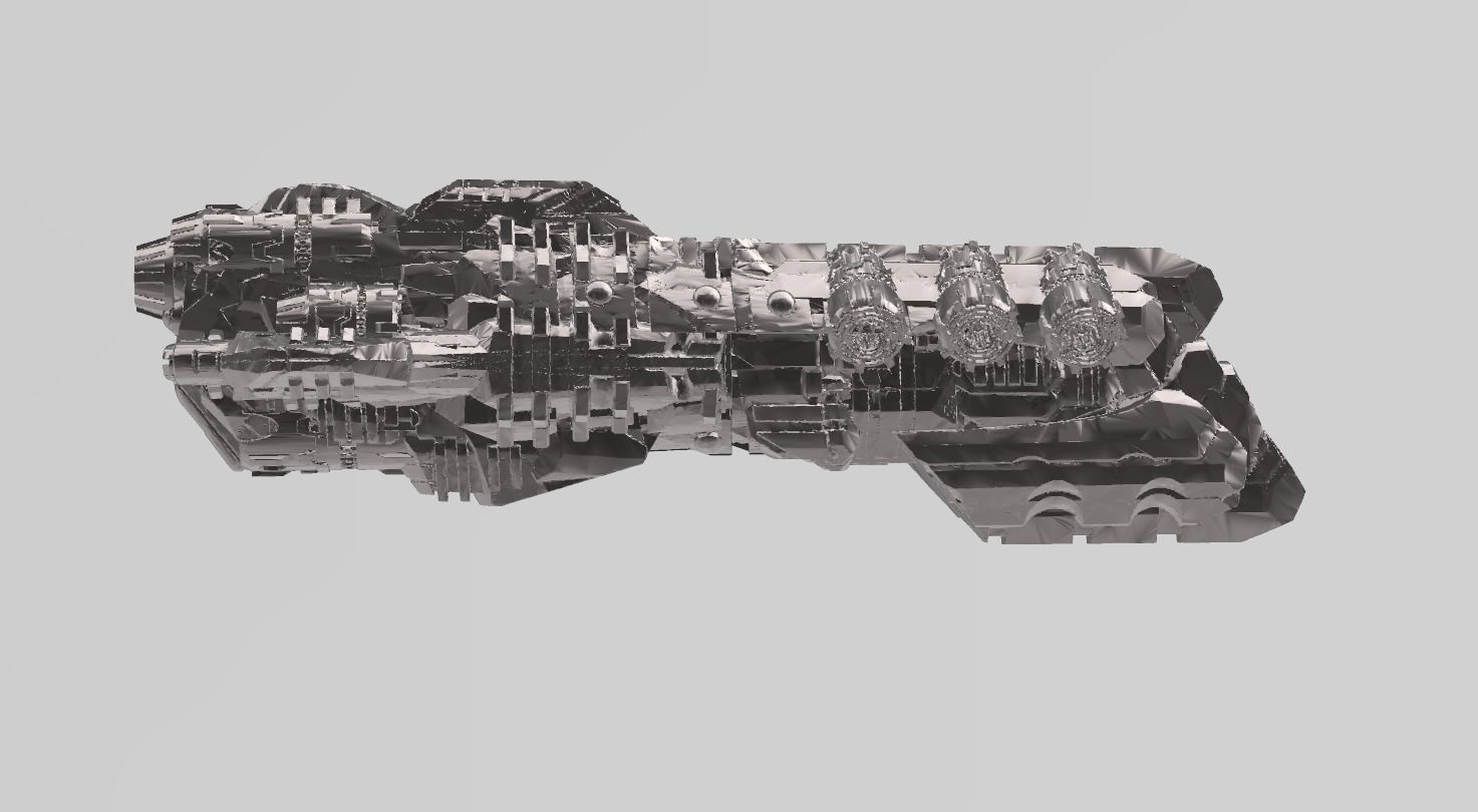 FLEET CORE - SG7 VODORS HEAVY CRUISER 3D print model_2