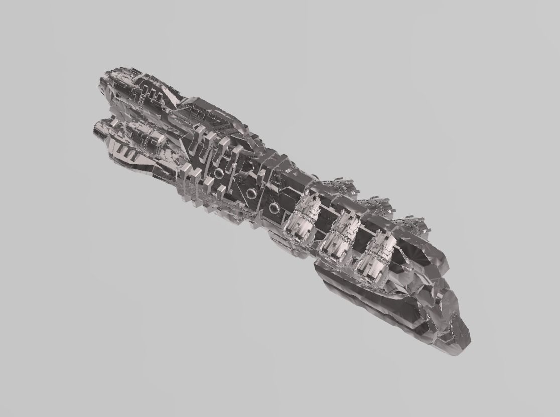 FLEET CORE - SG7 VODORS HEAVY CRUISER 3D print model_5