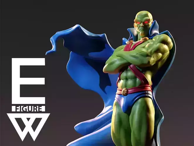 MARTIAN MANHUNTER- 3D STL READY TO PRINT 3D print model