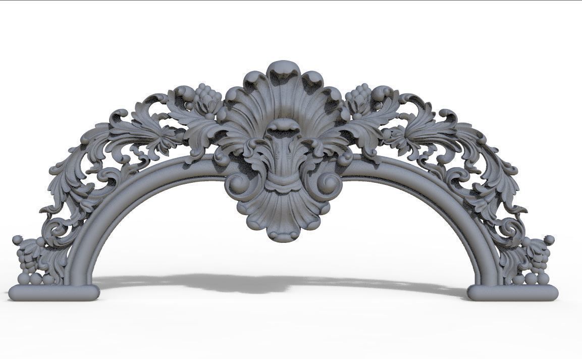 Furniture wood carving file stl for 3D print model Z888 3D print model_1