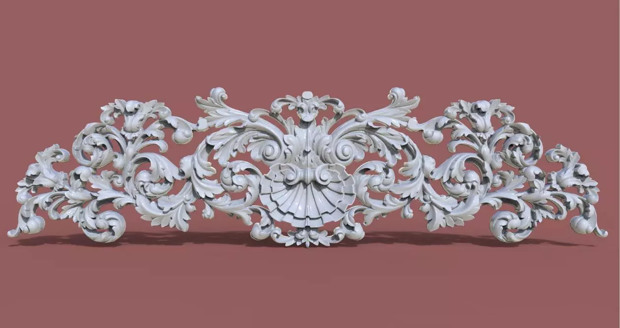 Furniture wood carving file stl for 3D print model TE55 3D print model_0