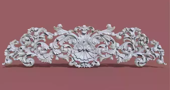 Furniture wood carving file stl for 3D print model TE55 3D print model