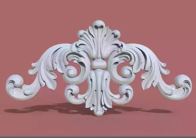 Furniture wood carving file stl for 3D print model BR36