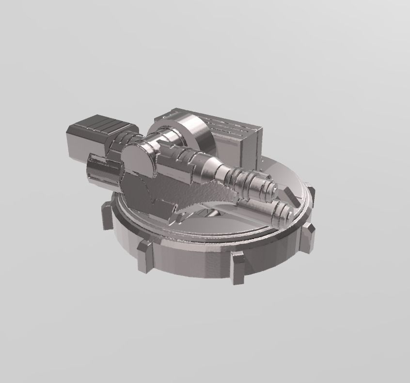 FLEET CORE - DECK WEAPONS PACK 3D print model_10