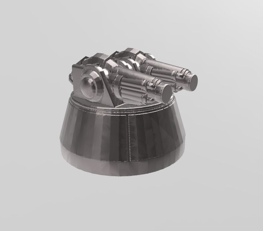 FLEET CORE - DECK WEAPONS PACK 3D print model_11