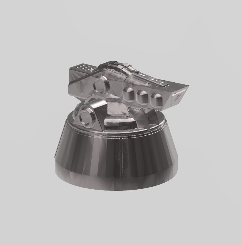 FLEET CORE - DECK WEAPONS PACK 3D print model_5