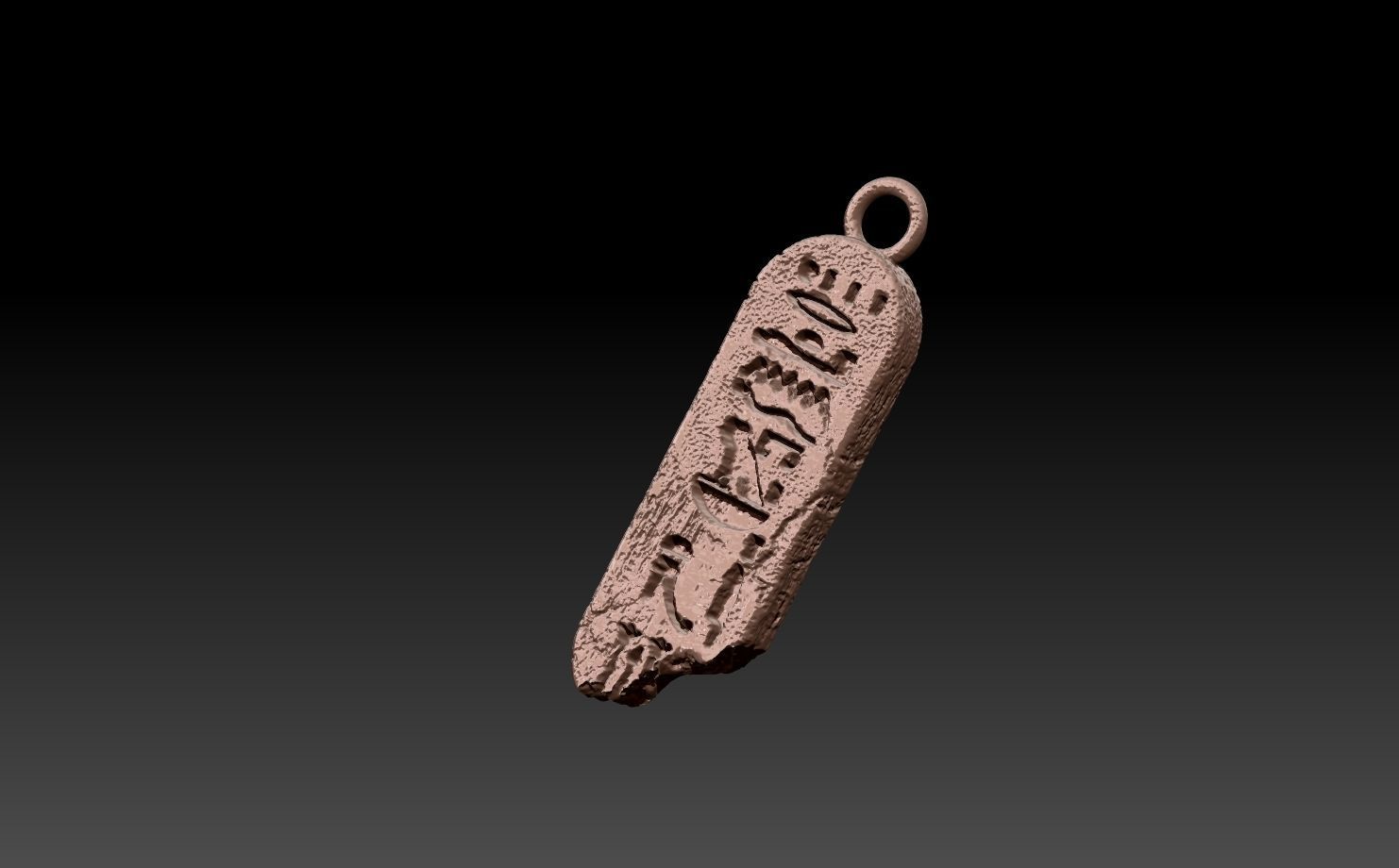 Ancient Egyptian Pendant 3D print model_2