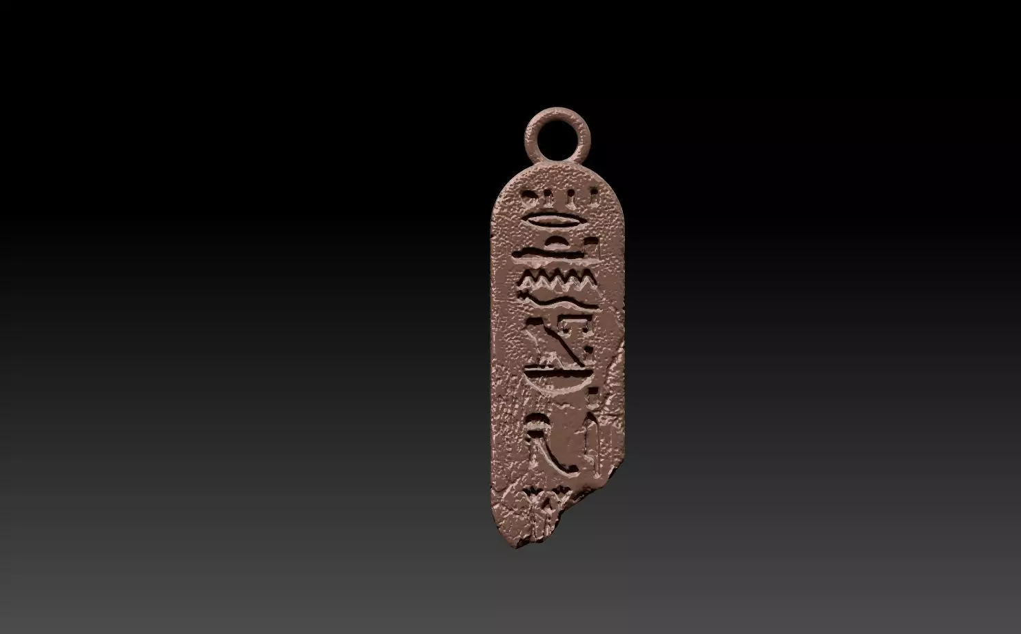 Ancient Egyptian Pendant 3D print model_0