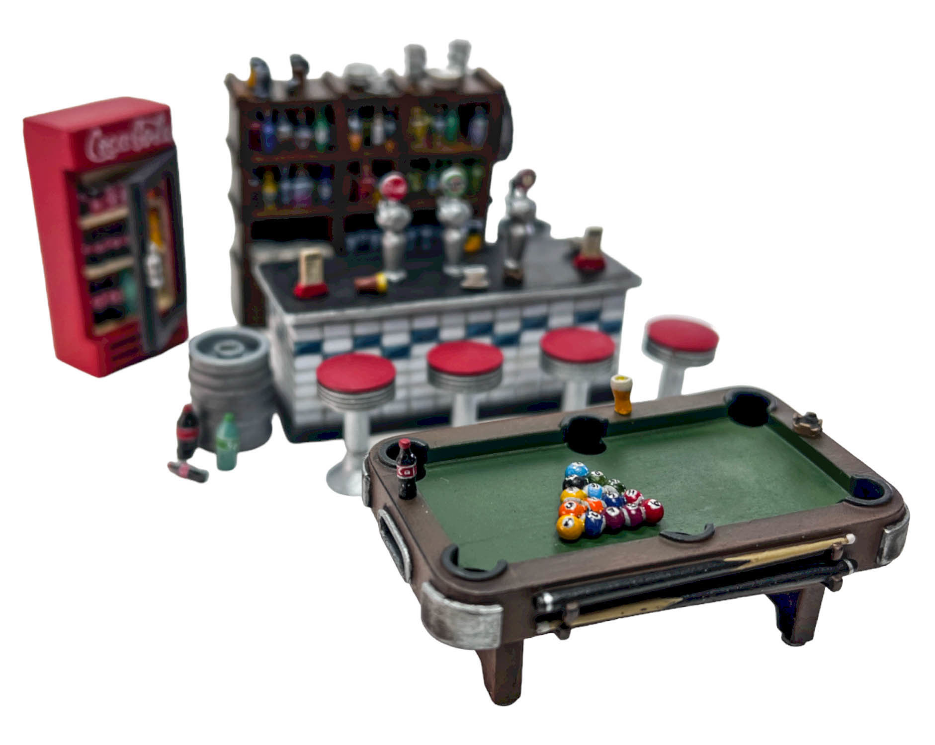 Modern city bar 3D print model_1