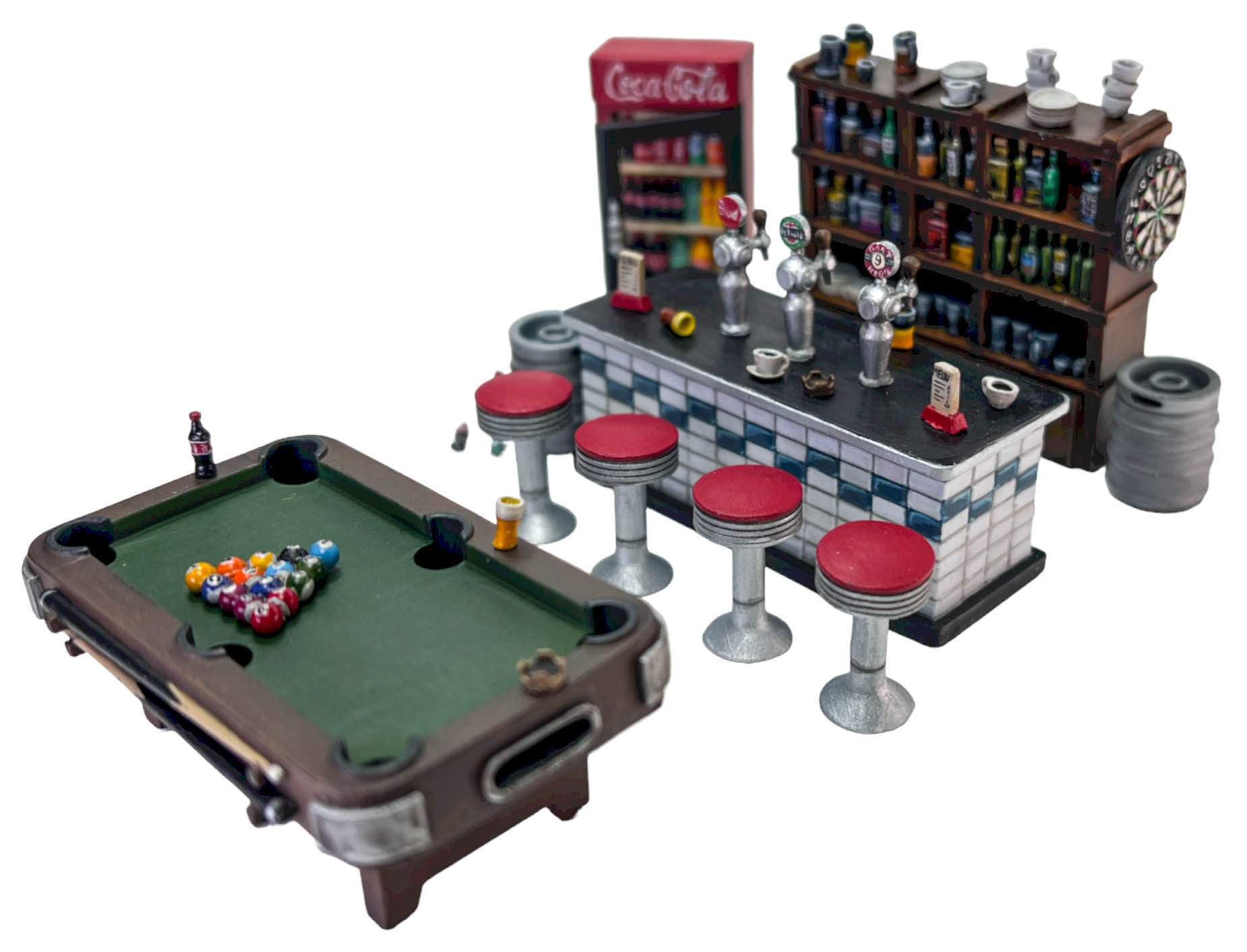 Modern city bar 3D print model_4