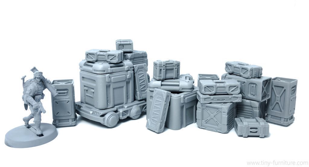 Space Station Hangar 3D print model_4