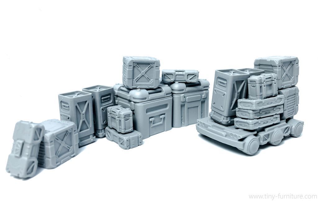 Space Station Hangar 3D print model_6