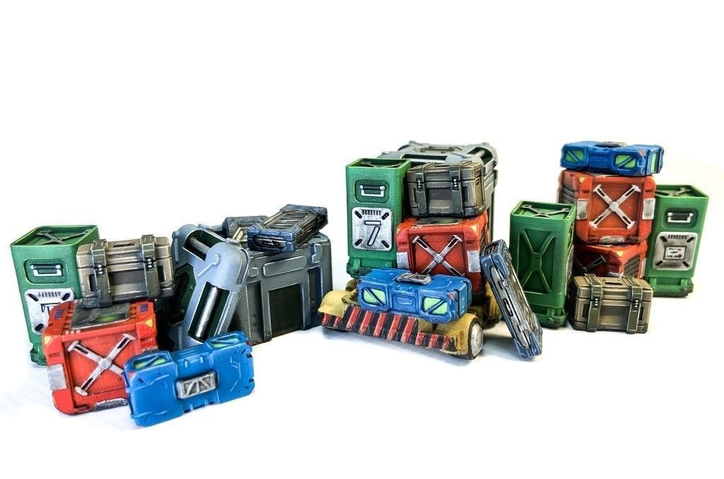 Space Station Hangar 3D print model_1