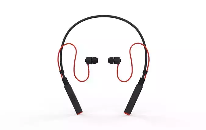 earphone Low-poly 3D model