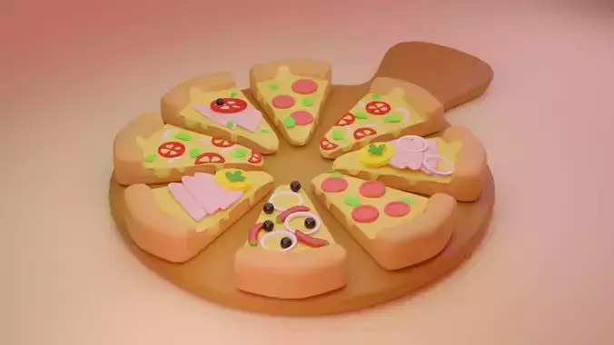 Pizza 3D model