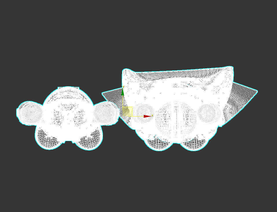 WARS Stormtrooper Darth Vader 3D model Low-poly 3D model_5