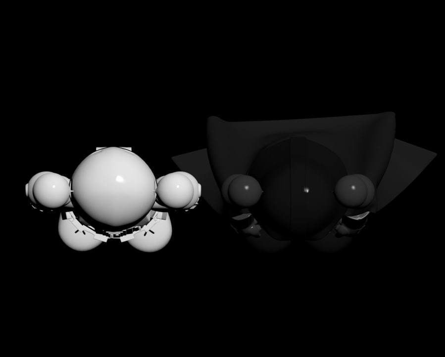 WARS Stormtrooper Darth Vader 3D model Low-poly 3D model_3