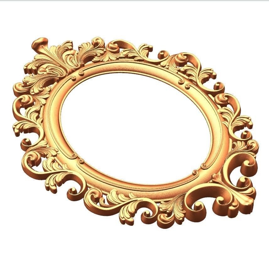 Frame ornament 3D print model_2