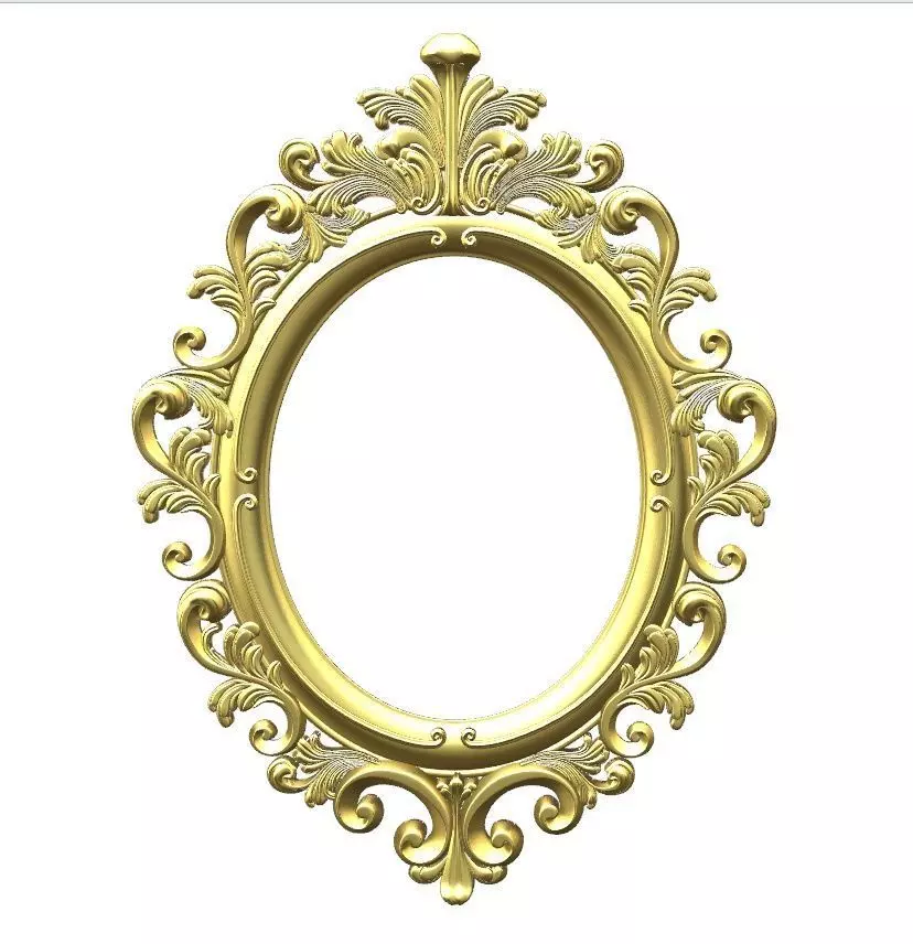 Frame ornament 3D print model_0