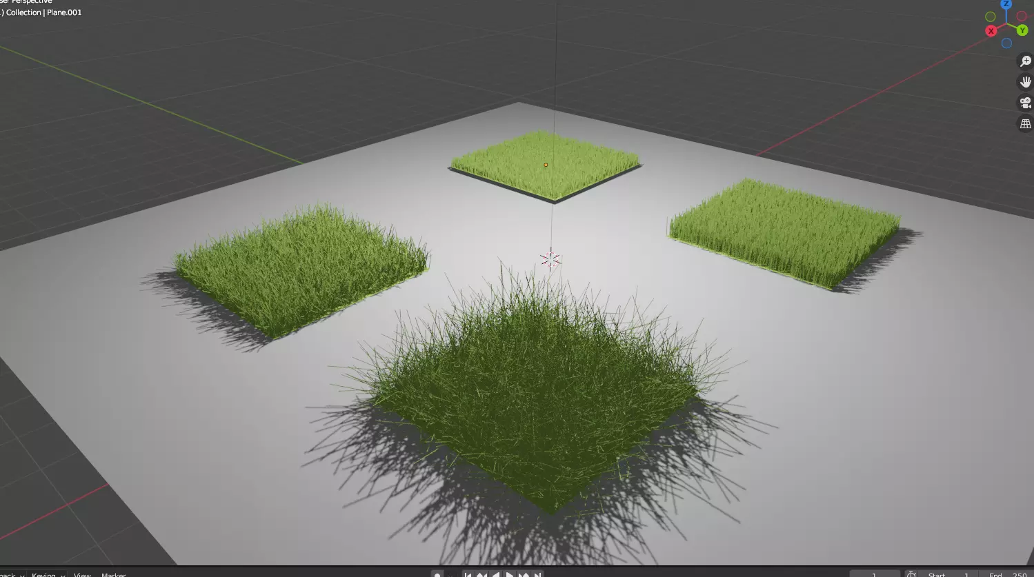 grass Free low-poly 3D model_0