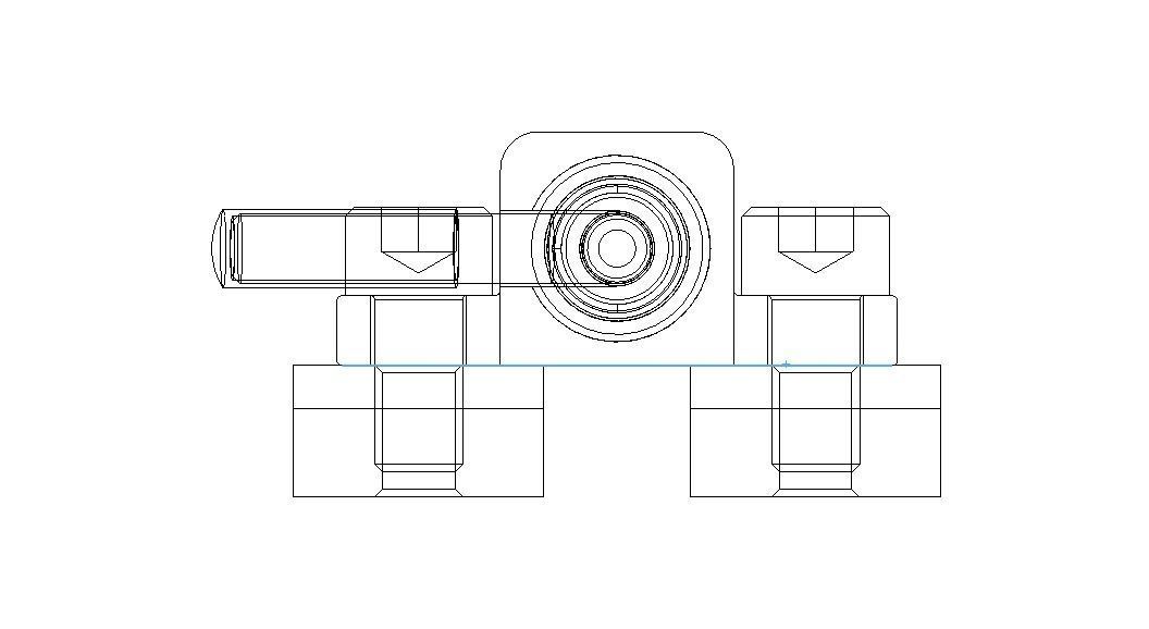 90 Degree Deadbolt - Side Latch 3D model_24