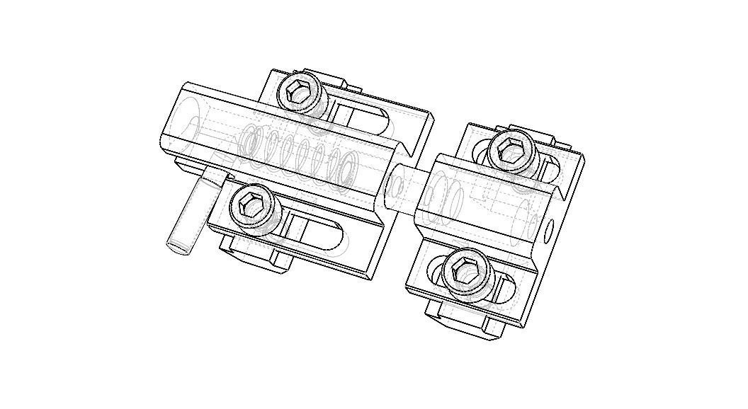 90 Degree Deadbolt - Side Latch 3D model_3