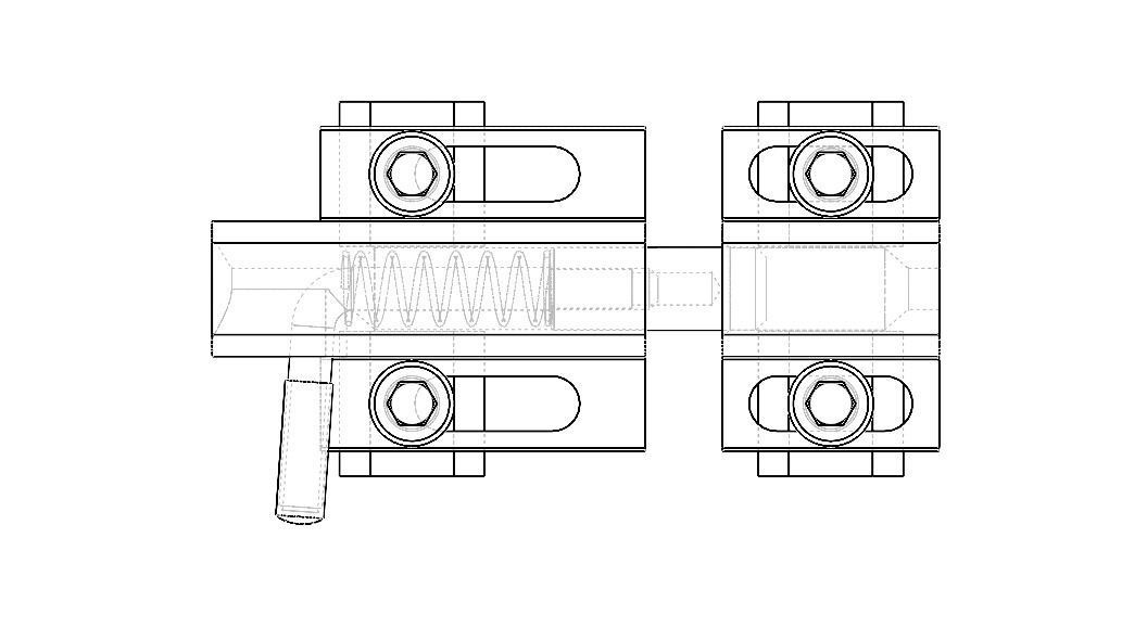 90 Degree Deadbolt - Side Latch 3D model_7