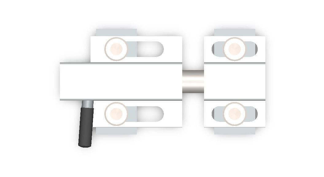 90 Degree Deadbolt - Side Latch 3D model_9