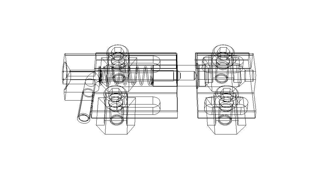 90 Degree Deadbolt - Side Latch 3D model_12