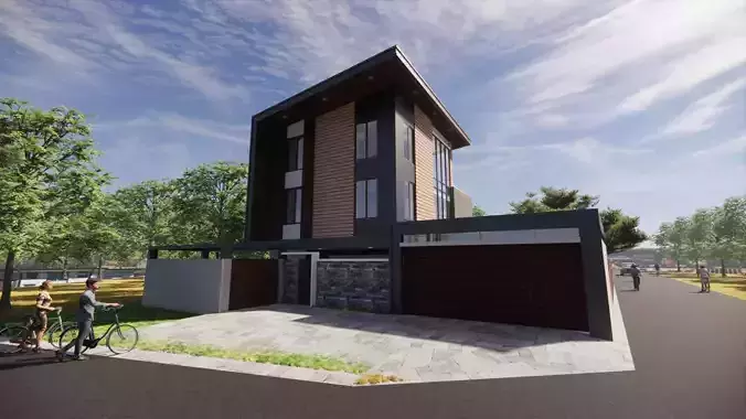 Modern One Family House