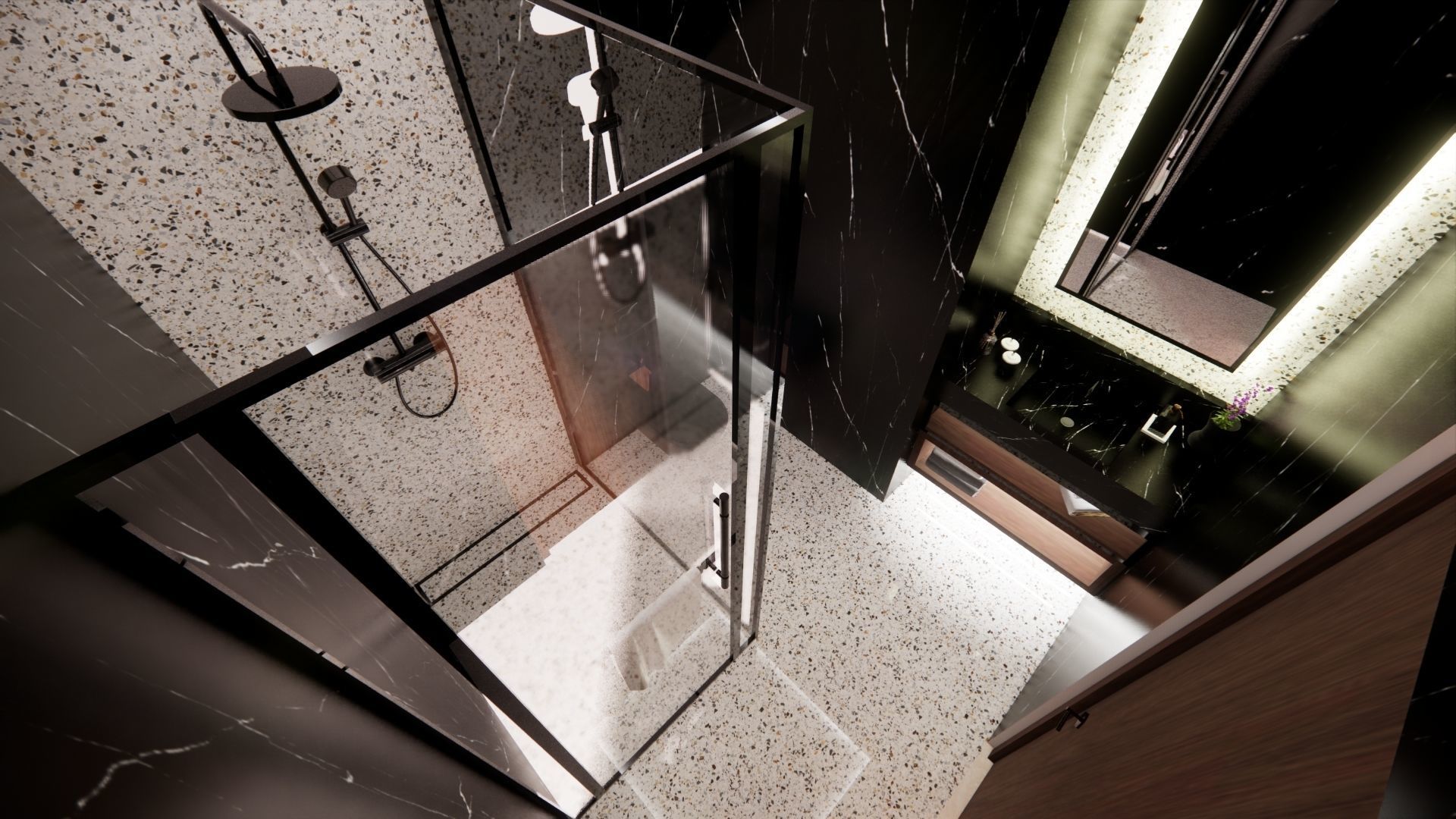 Modern One Family House 3D model_10