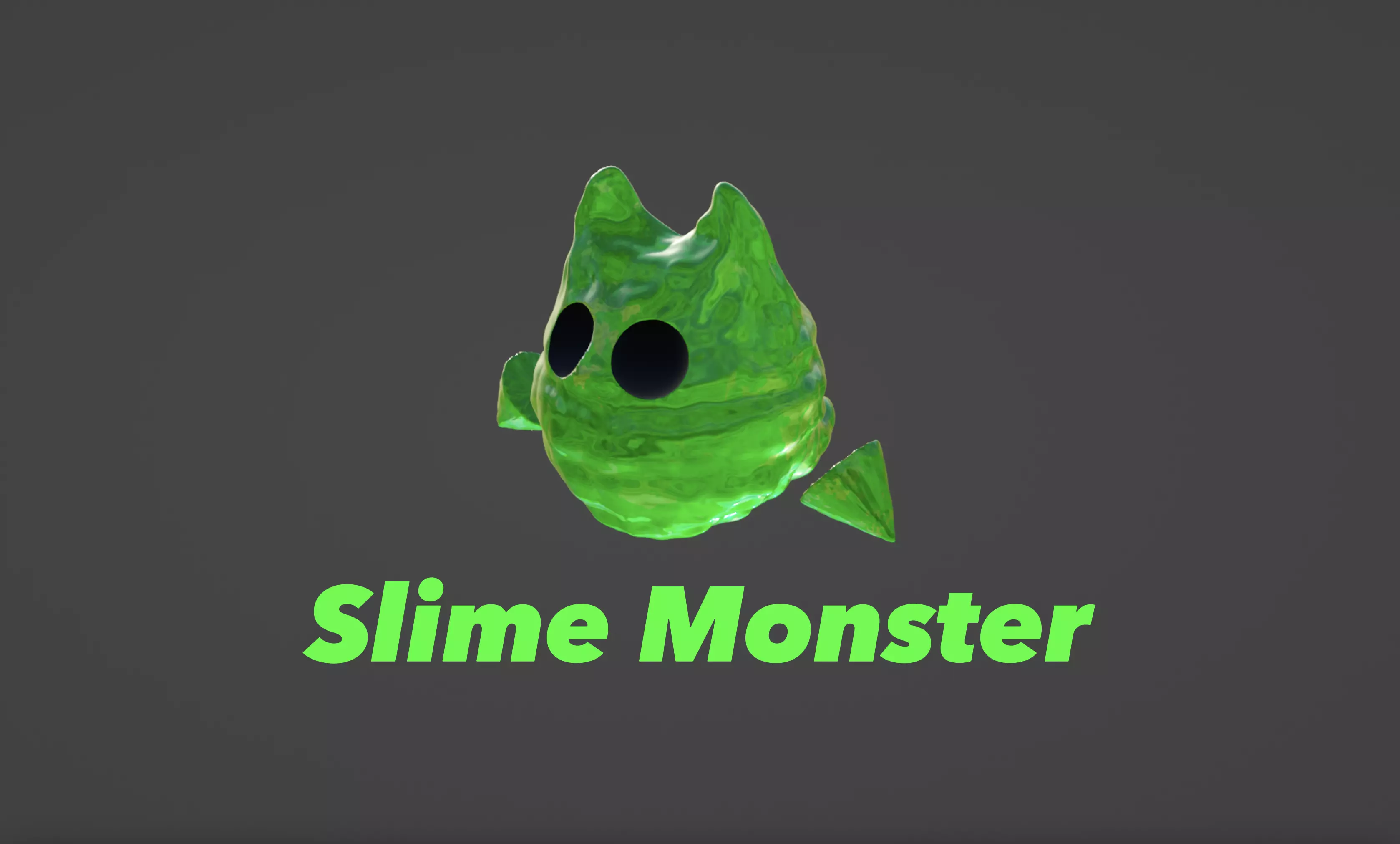 3D model Slime Monster VR / AR / low-poly | CGTrader