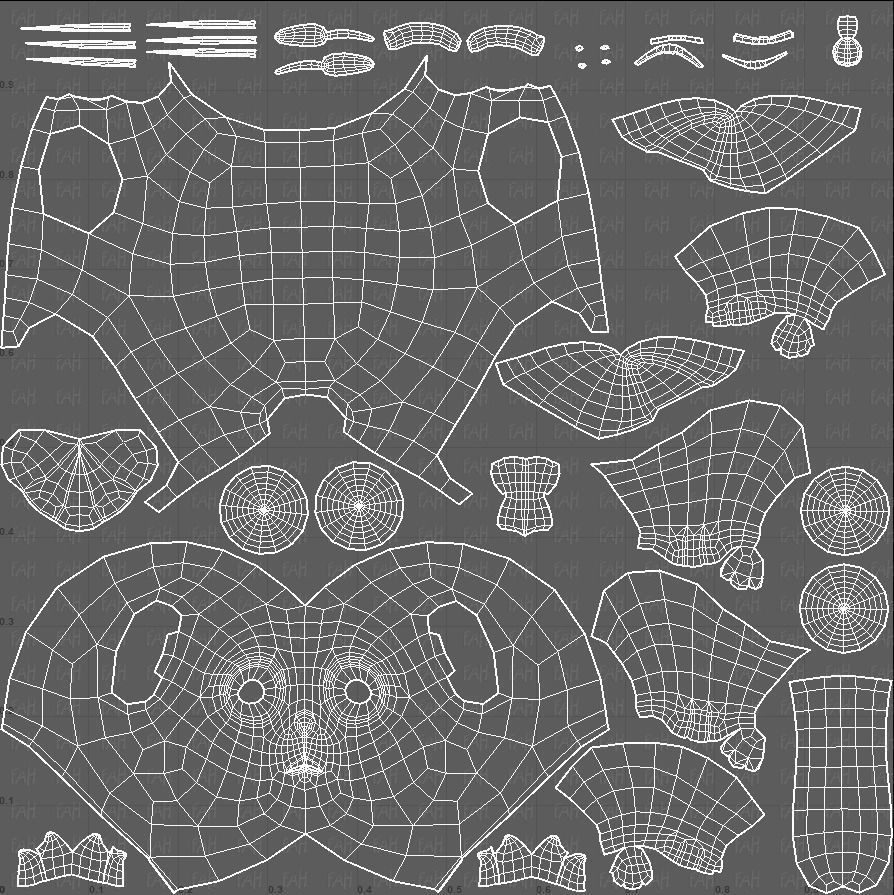 Cat Cartoon V05 Low-poly 3D model_45