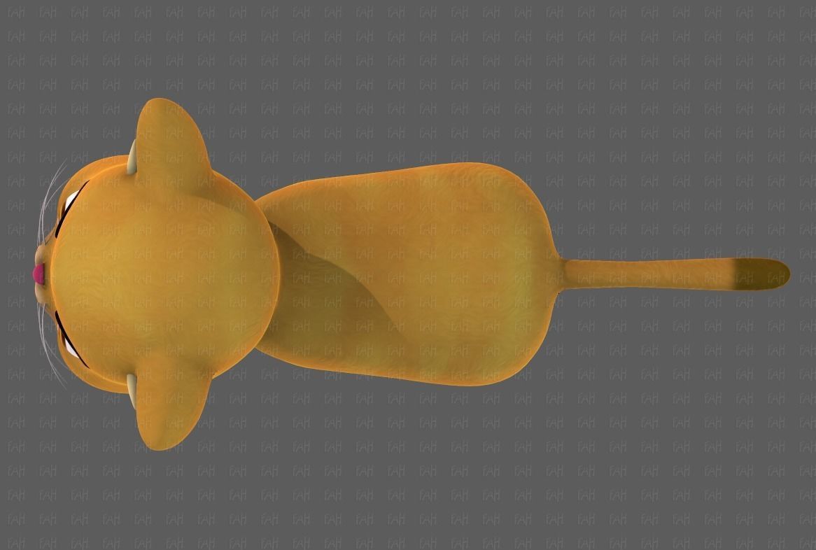 Cat Cartoon V05 Low-poly 3D model_33