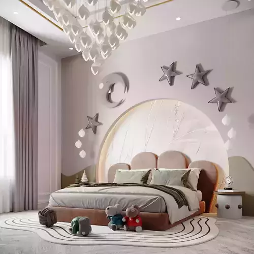 Interior bedroom Cipria Edra