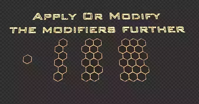 Sci-Fi Honeycombs Low-poly 3D model