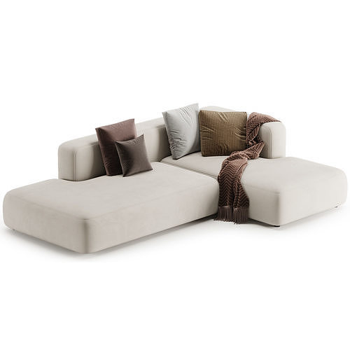 BASECAMP Sofa By Makenordic 3D model 7