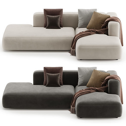 BASECAMP Sofa By Makenordic 3D model 3