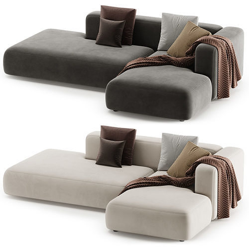BASECAMP Sofa By Makenordic 3D model 2