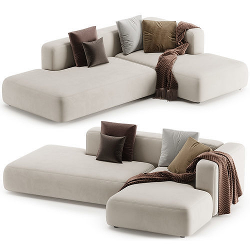 BASECAMP Sofa By Makenordic 3D model 5