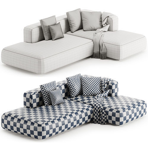 BASECAMP Sofa By Makenordic 3D model 4