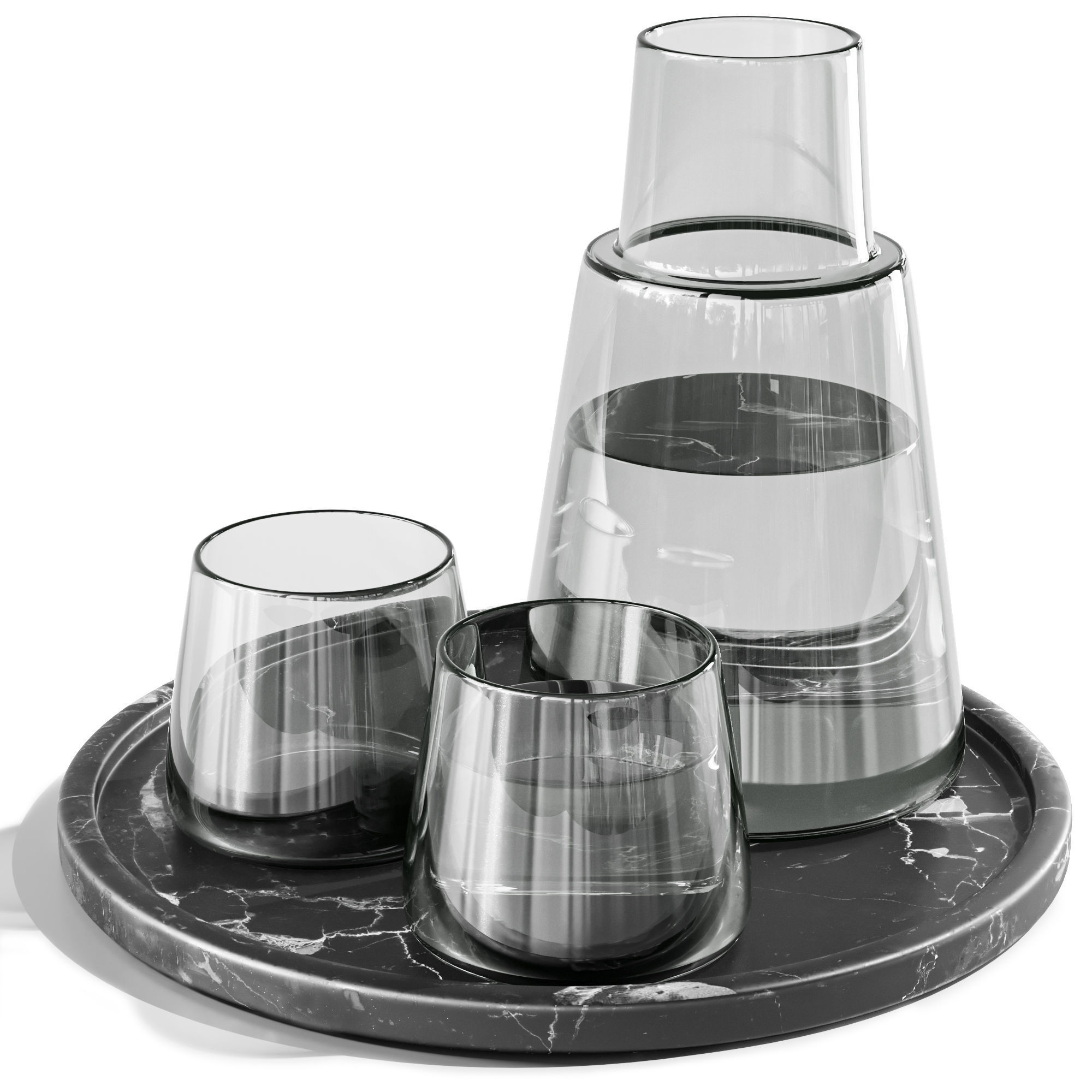 dishes tableware set 04 3D model_2