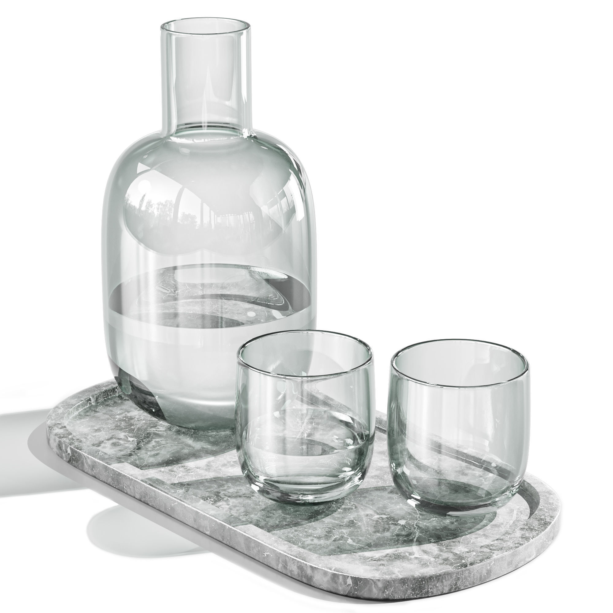 dishes tableware set 04 3D model_3